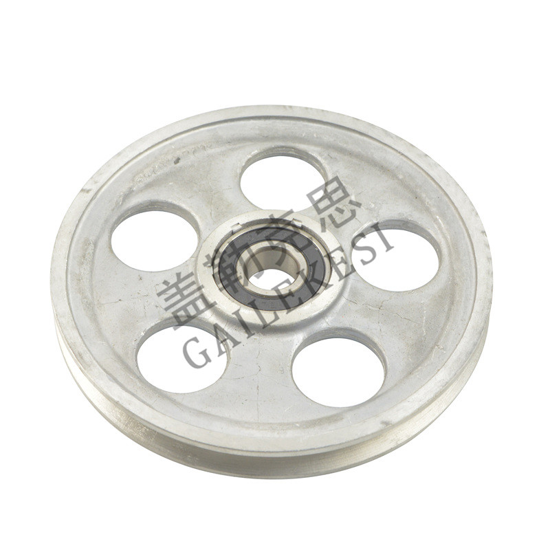 128 aluminum rope wheel